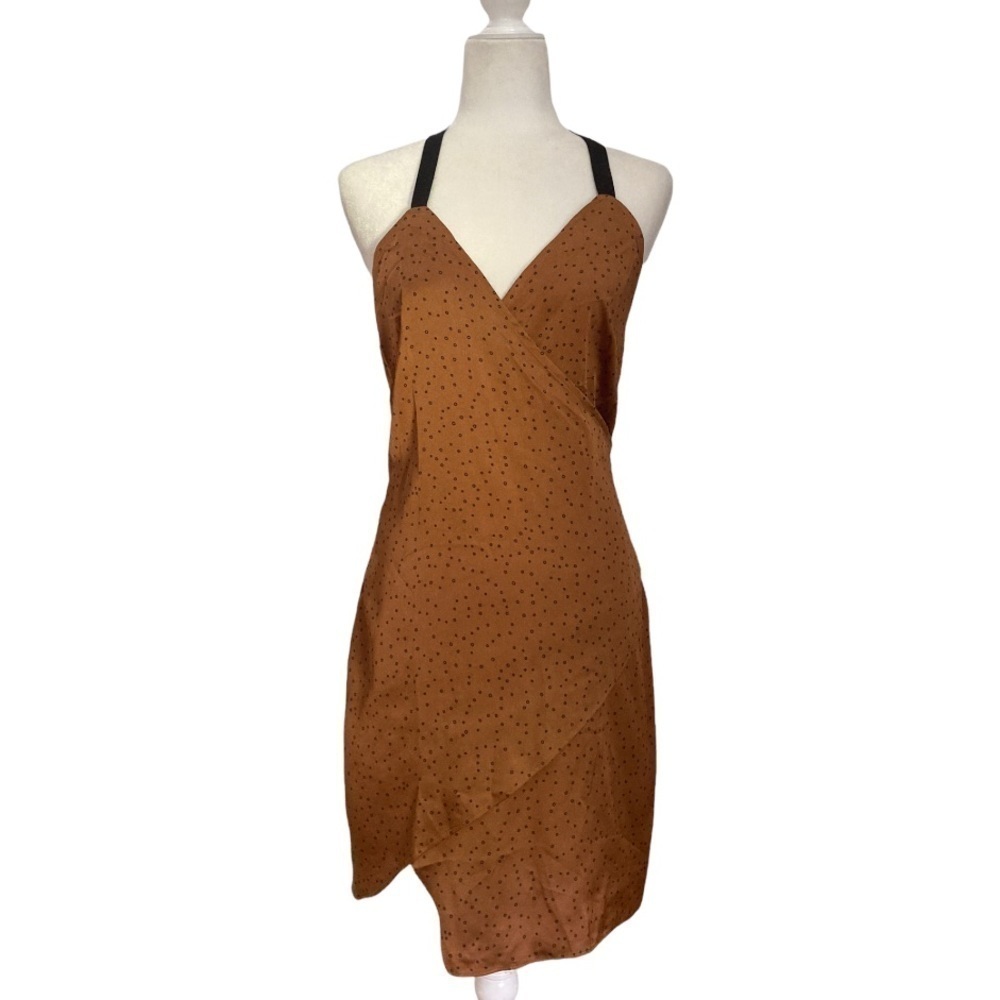 LèRumi Gene Tan Spot Mini Dress NWT - Picture 2 of 11